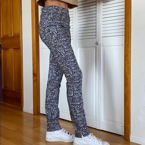 Tall, Straight Leg, Patterned Stretch Pant